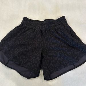 Lululemon track that shorts, size 6